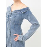 アシンメトリーマーメイドデニムワンピース | EATME | 詳細画像30 