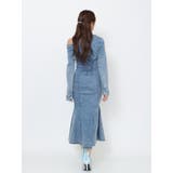 アシンメトリーマーメイドデニムワンピース | EATME | 詳細画像4 