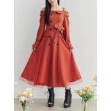 トレンチライクオフショルワンピース | EATME | 詳細画像1 