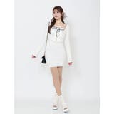 バイカラーキャミニットアンサンブルミニワンピース | EATME | 詳細画像23