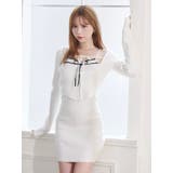 バイカラーキャミニットアンサンブルミニワンピース | EATME | 詳細画像24