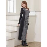 ディープスリットデコルテリブワンピース | EATME | 詳細画像16 