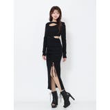 ディープスリットデコルテリブワンピース | EATME | 詳細画像41 