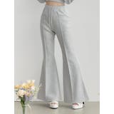 【SETUP】ダンボールセンターピンタックフレアパンツ | EATME | 詳細画像10 