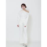 【SETUP】ダンボールセンターピンタックフレアパンツ | EATME | 詳細画像2 