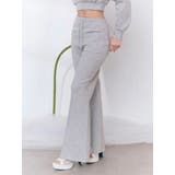 【SETUP】ダンボールセンターピンタックフレアパンツ | EATME | 詳細画像20 