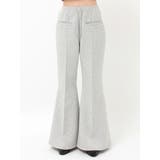 【SETUP】ダンボールセンターピンタックフレアパンツ | EATME | 詳細画像33 