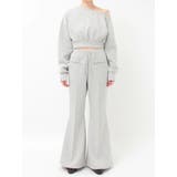 【SETUP】ダンボールセンターピンタックフレアパンツ | EATME | 詳細画像41 