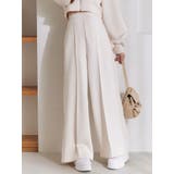 アイボリー | 【SETUP】センタープレスワイドパンツ | EATME