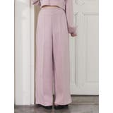 ピンク | 【SETUP】センタープレスワイドパンツ | EATME