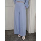 ブルー | 【SETUP】センタープレスワイドパンツ | EATME