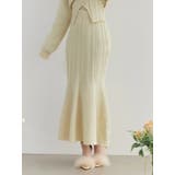 イエロー | 【SETUP】マーメイドニットスカート | EATME