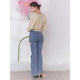 サイドレースアップカットアウトデニムパンツ | EATME | 詳細画像20 