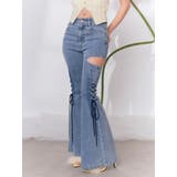 サイドレースアップカットアウトデニムパンツ | EATME | 詳細画像23 