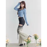 サイドレースアップカットアウトデニムパンツ | EATME | 詳細画像33 