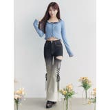 サイドレースアップカットアウトデニムパンツ | EATME | 詳細画像35 