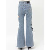 サイドレースアップカットアウトデニムパンツ | EATME | 詳細画像41 