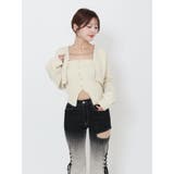 【SETUP】フロントボタンニットベアTOP | EATME | 詳細画像14 