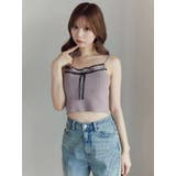 バイカラーキャミニットアンサンブル | EATME | 詳細画像9 