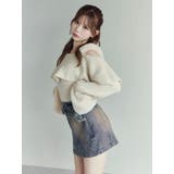 フェイクファーストラップオフショルダーリブニット | EATME | 詳細画像10 