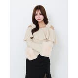 フェイクファーストラップオフショルダーリブニット | EATME | 詳細画像2 