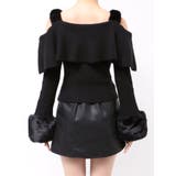 フェイクファーストラップオフショルダーリブニット | EATME | 詳細画像22 