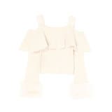 フェイクファーストラップオフショルダーリブニット | EATME | 詳細画像30 