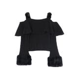 フェイクファーストラップオフショルダーリブニット | EATME | 詳細画像31 