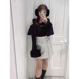 フェイクファーストラップオフショルダーリブニット | EATME | 詳細画像9 