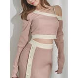 ピンク | 【SETUP】バイカラーワンショルTOP | EATME