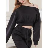 ブラック | 【SETUP】ダンボールワンショルTOP | EATME