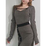 グレー | ベルテッドリブTOP | EATME