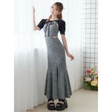 ブラック | 2WAYセットチェックキャミワンピース | EATME