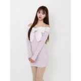 【marie claire×EATME】リボンデザインニットワンピース | EATME | 詳細画像15 