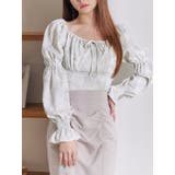 スクエアネックシャーリングブラウス | EATME | 詳細画像1