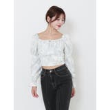 スクエアネックシャーリングブラウス | EATME | 詳細画像10