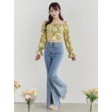 スクエアネックシャーリングブラウス | EATME | 詳細画像46