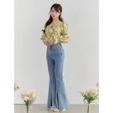 フロントビジュースリットデニムパンツ | EATME | 詳細画像21 