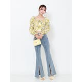 フロントビジュースリットデニムパンツ | EATME | 詳細画像4 