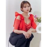 ショルダーリボンリブTOP | EATME | 詳細画像17 