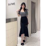 ショルダーリボンリブTOP | EATME | 詳細画像4 