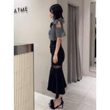 ショルダーリボンリブTOP | EATME | 詳細画像6 
