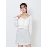 チュールドッキングキャミリブTOPセット | EATME | 詳細画像13