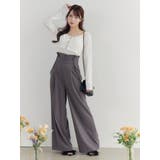 チュールドッキングキャミリブTOPセット | EATME | 詳細画像3