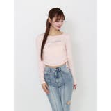 【marie claire×EATME】キラキラストーンロゴTシャツ | EATME | 詳細画像12