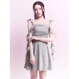 グリーン | 【日比谷花壇コラボ】ラッフルフリルフレアワンピース | EATME