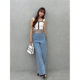 バイカラーフリルキャミニットTOP | EATME | 詳細画像38