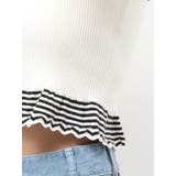 バイカラーフリルキャミニットTOP | EATME | 詳細画像47