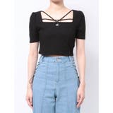 ロゴ刺しゅうスクエアリブTOP | EATME | 詳細画像34