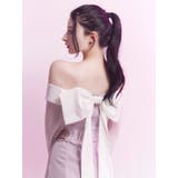 サイドビジューレースアップオフショルワンピース | EATME | 詳細画像15